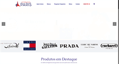 Desktop Screenshot of distribuidoraparis.com.br